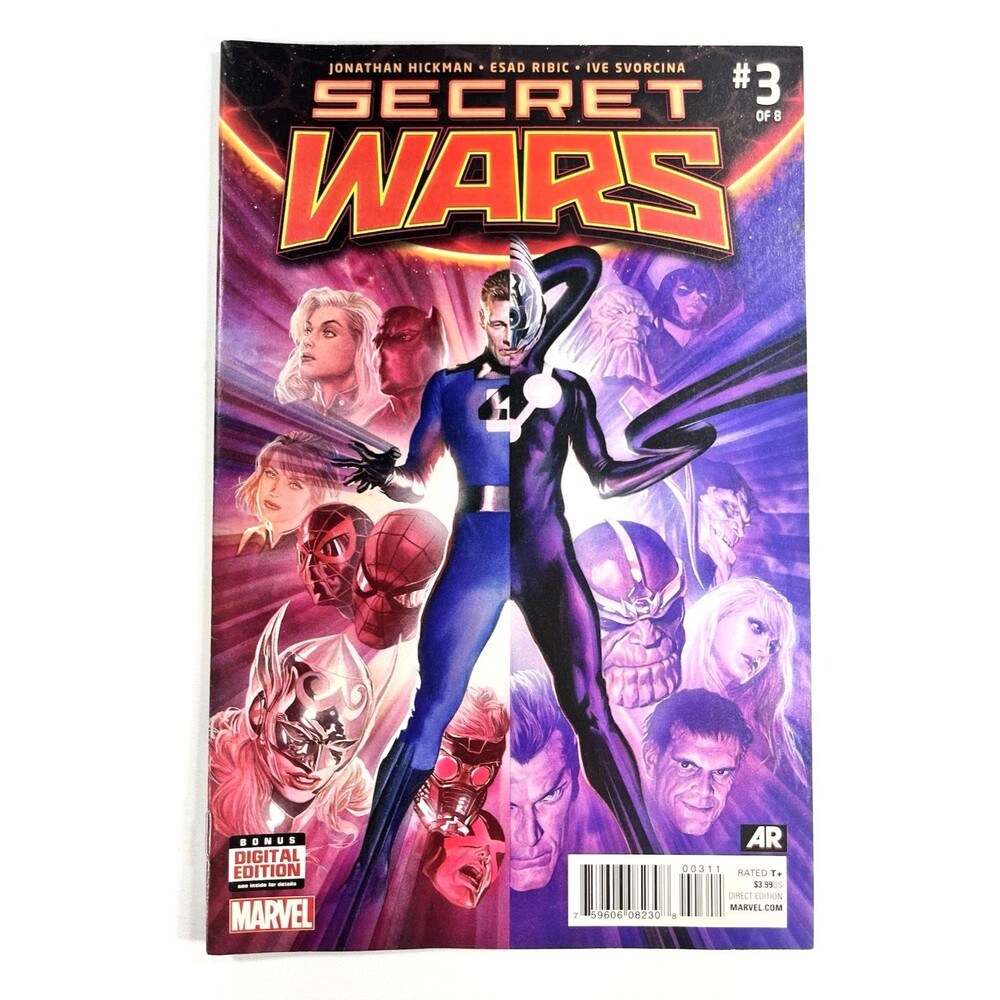 Secret Wars #3 by Johnathan Hickman Marvel Comics 2015 Comic Book